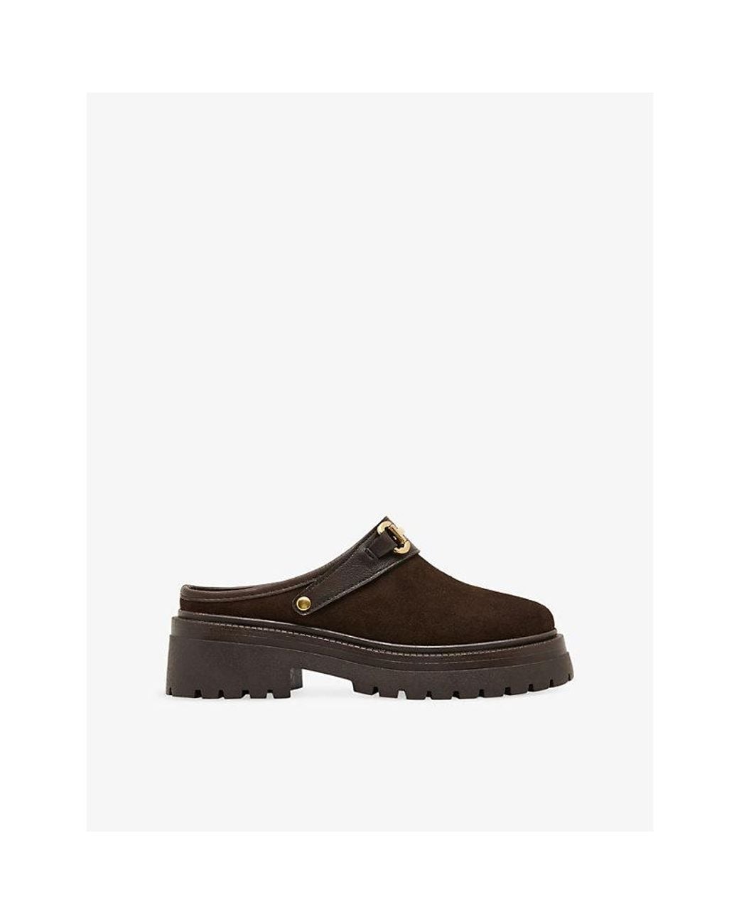 Steve Madden Brown Erba Suede Mules