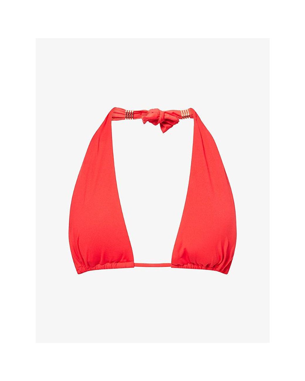 Melissa Odabash Red Grenada Bikini Top