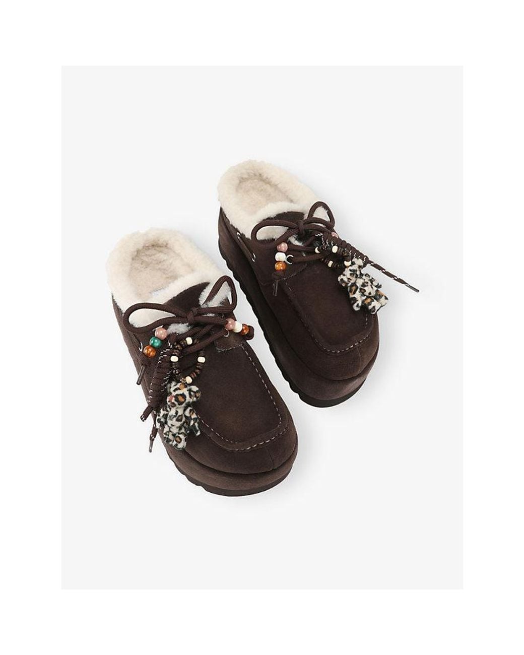 Steve Madden Black Cuddly Suede Slippers