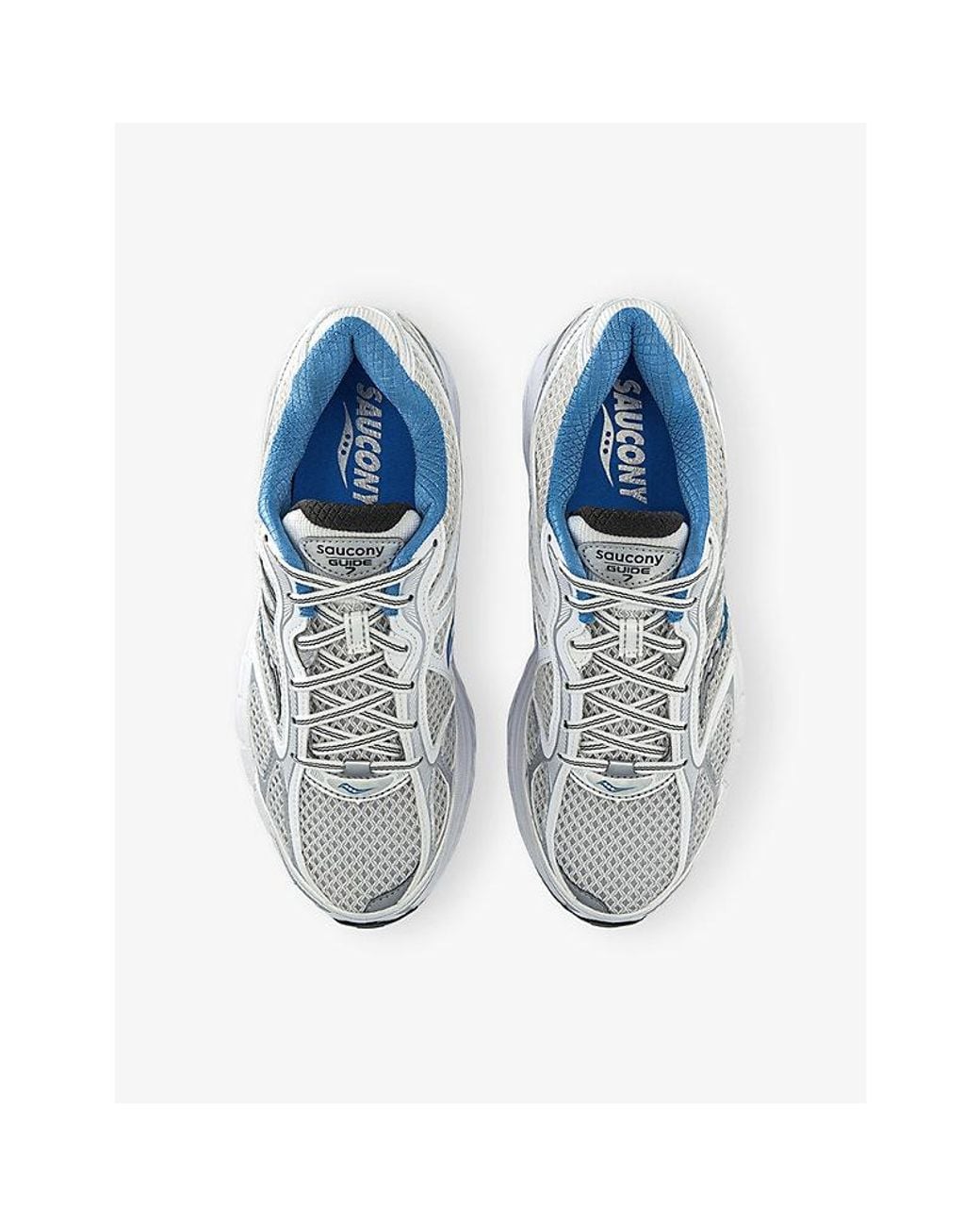 Saucony Blue Progrid Guide 7 Woven Trainers for men