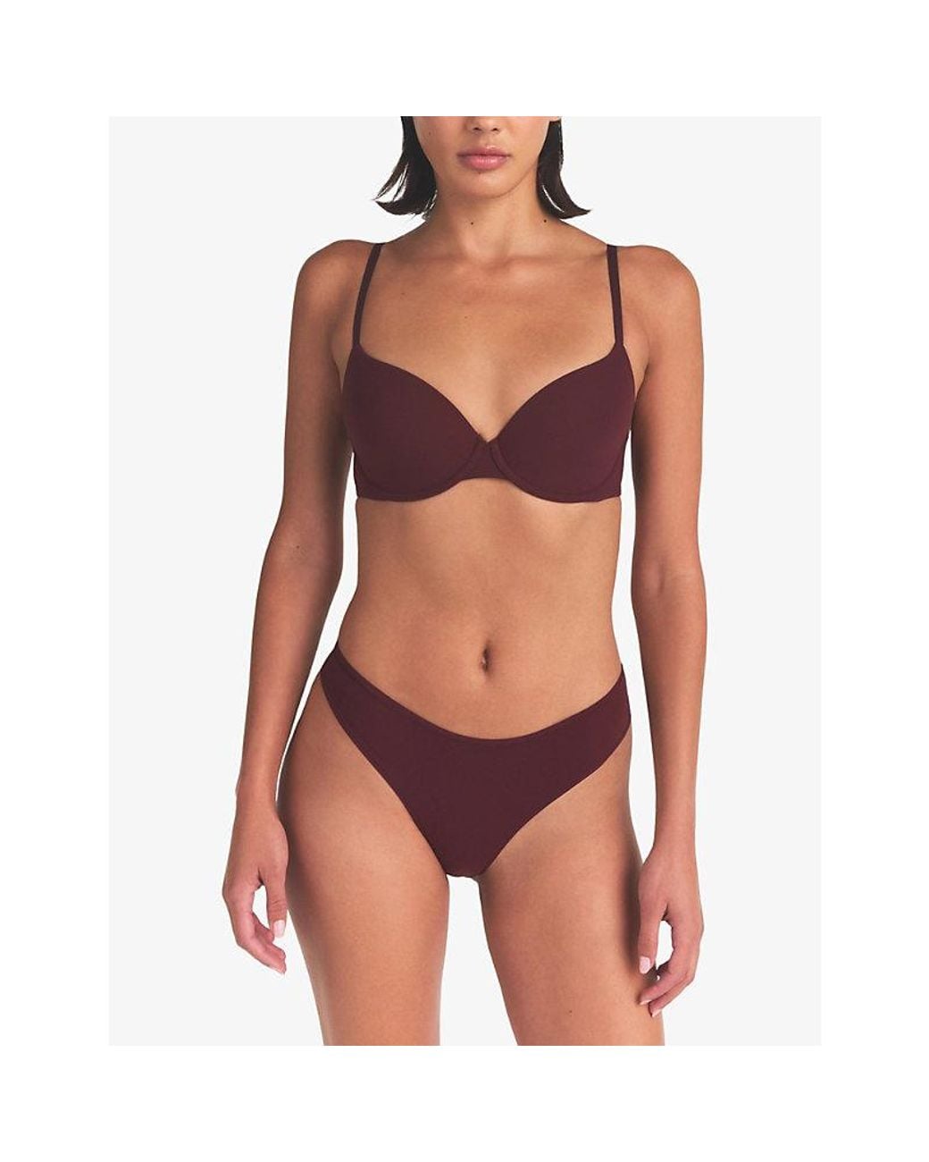 Skims Purple Fits Everybody Jersey Thong