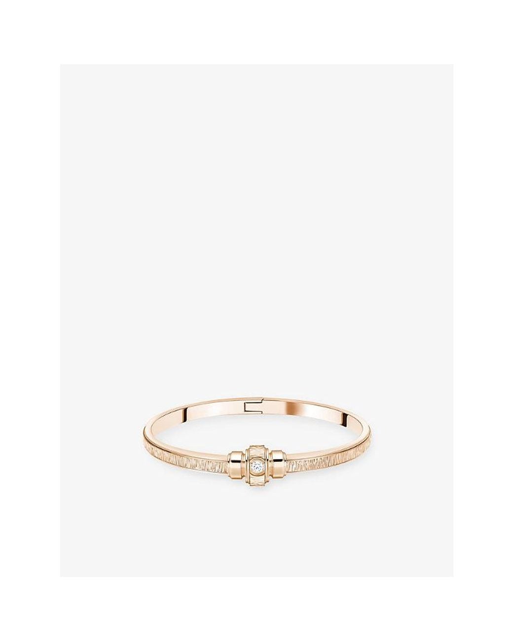 Piaget White Possession 18Ct Rose- And 0.09Ct Brilliant-Cut Diamond Bangle
