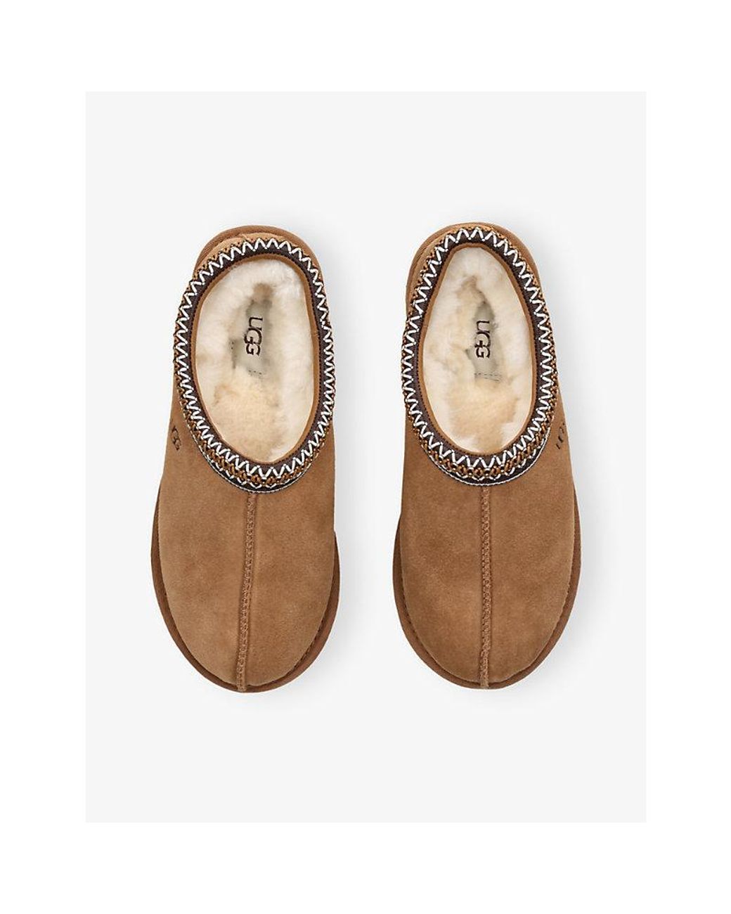 Ugg Brown Tasman Ii Suede Slippers