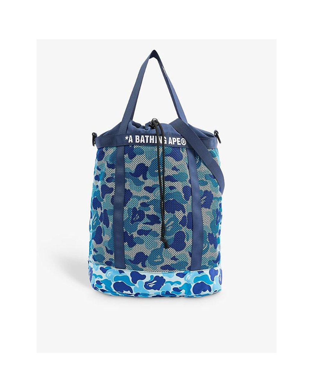 A BATHING APE® camouflage-print mesh-compartment Backpack - Farfetch