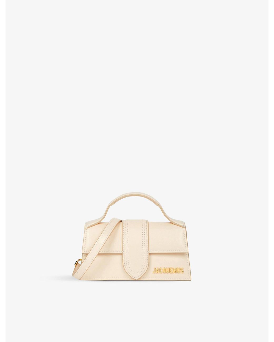 Jacquemus Le Bambino Mini Leather Cross-body Bag in Ivory (White ...