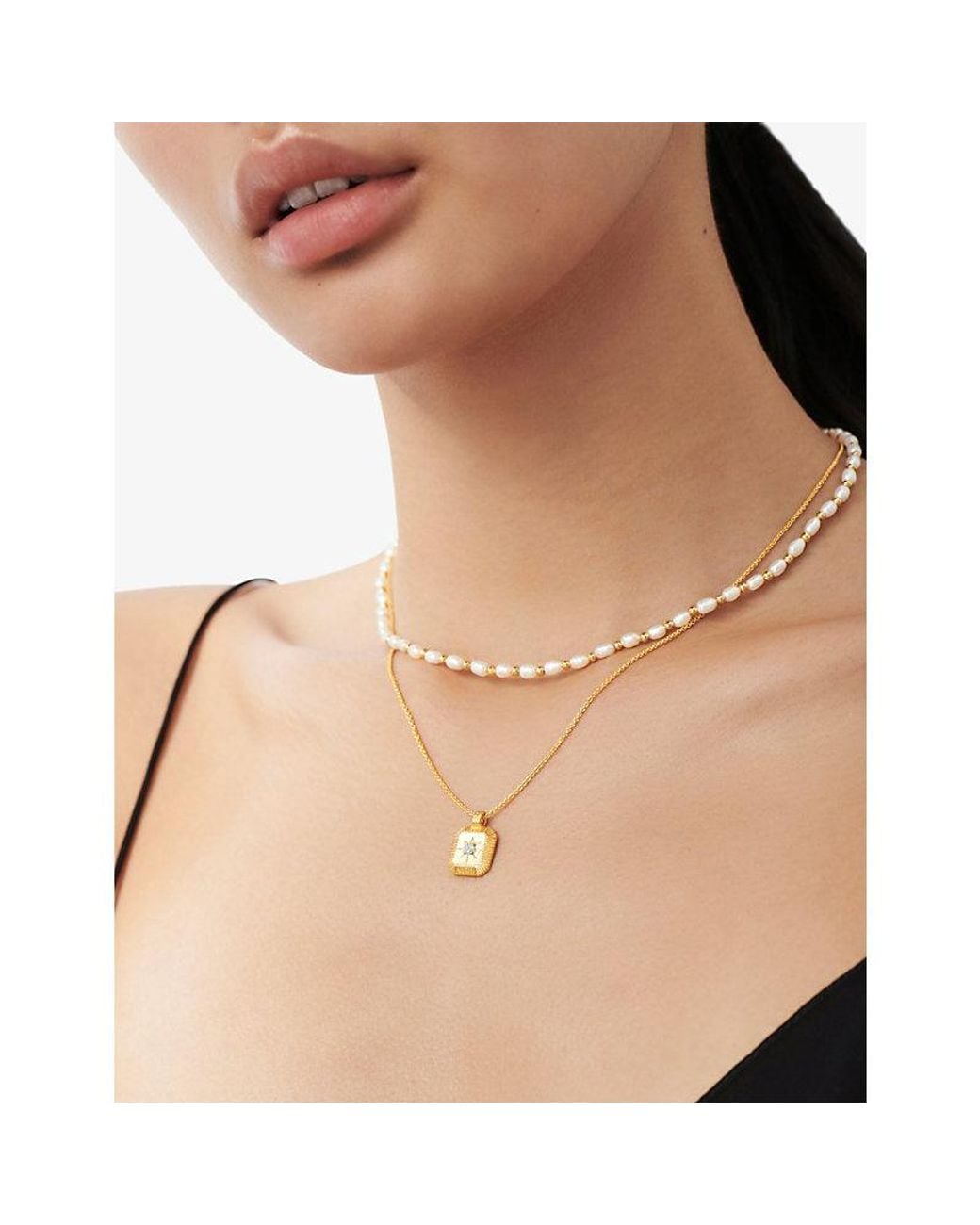Missoma Metallic June Birthstone 18Ct Vermeil Plated Sterling Pendant Necklace