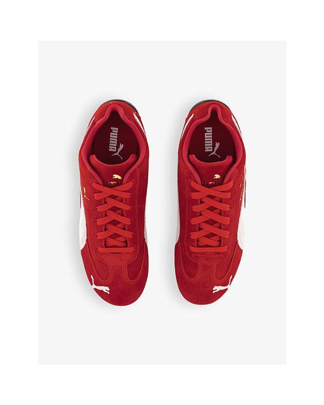 PUMA Red Speedcat Og Suede Low-Top Trainers for men