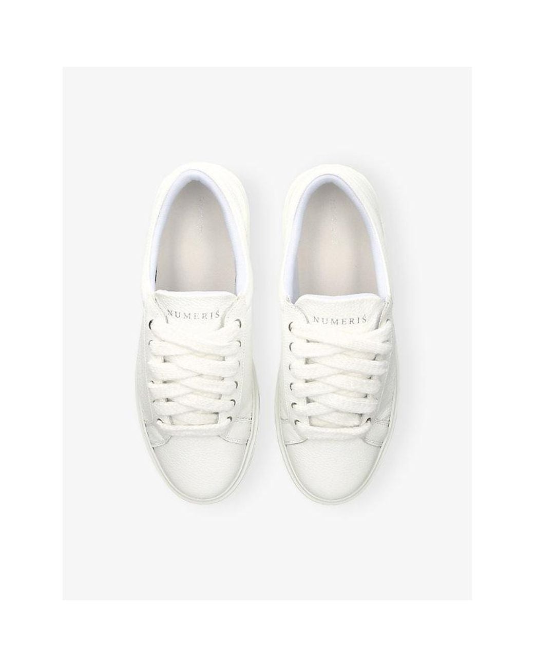 NUMERIS Signet Leather Trainers in White for Men | Lyst display picture 1