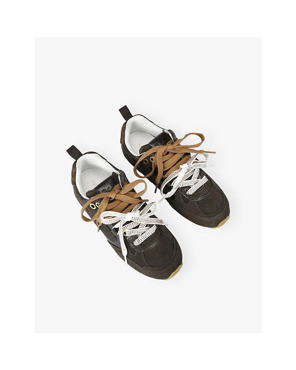 Kurt Geiger Black K Slim Suede Trainers