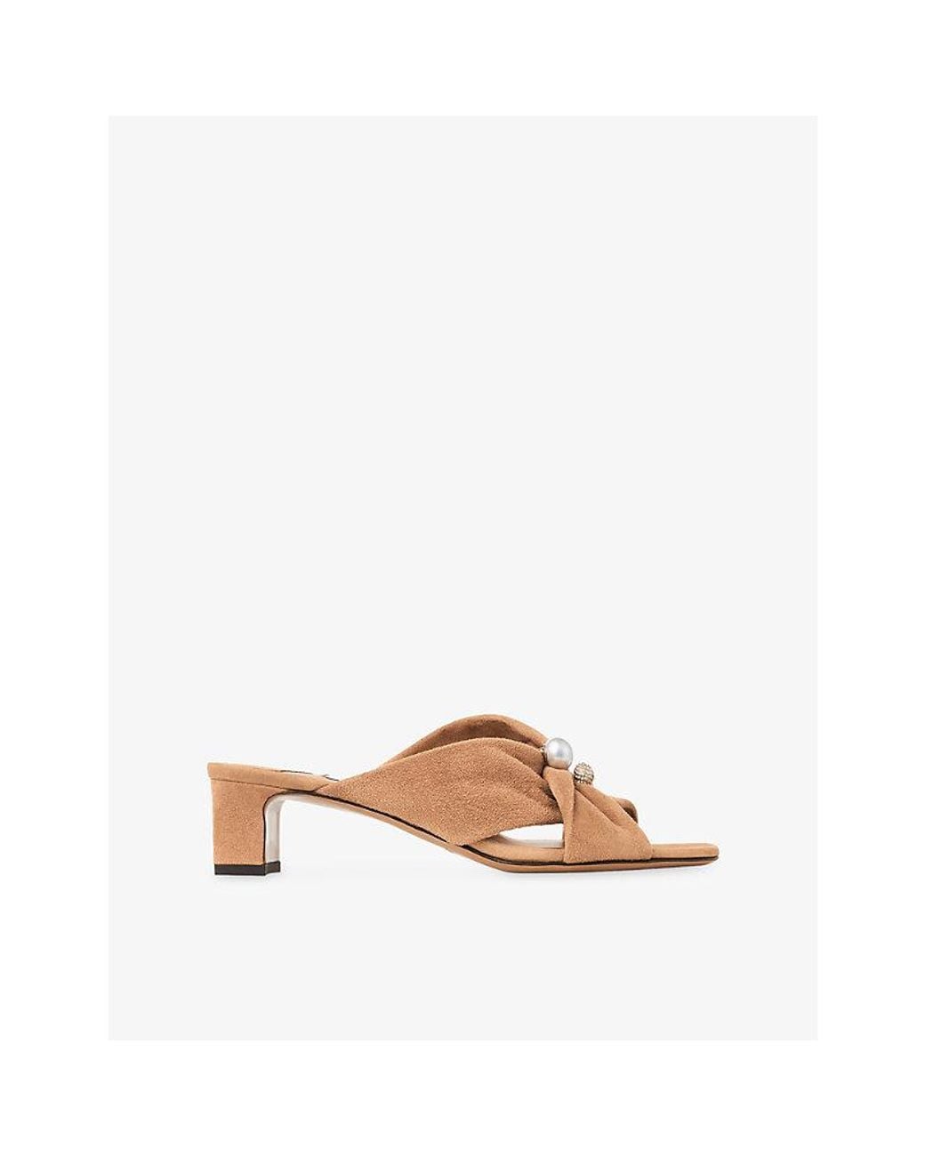 Jimmy Choo Multicolor Rafi 45 Suede Mules