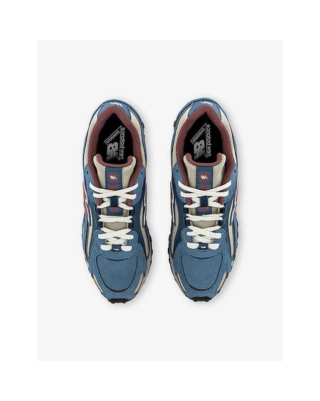 New Balance Blue 204L Suede And Mesh Trainers