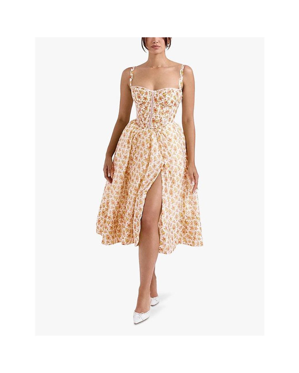 knee length dresses for ladies Carmen Midi Dress