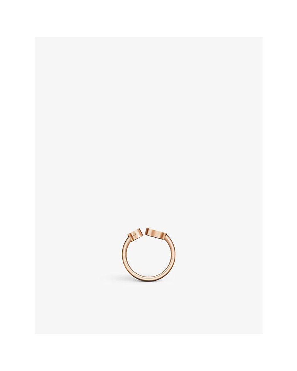 Chopard Metallic Happy Hearts 18Ct Rose- And 0.22Ct Round-Cut Diamond Ring