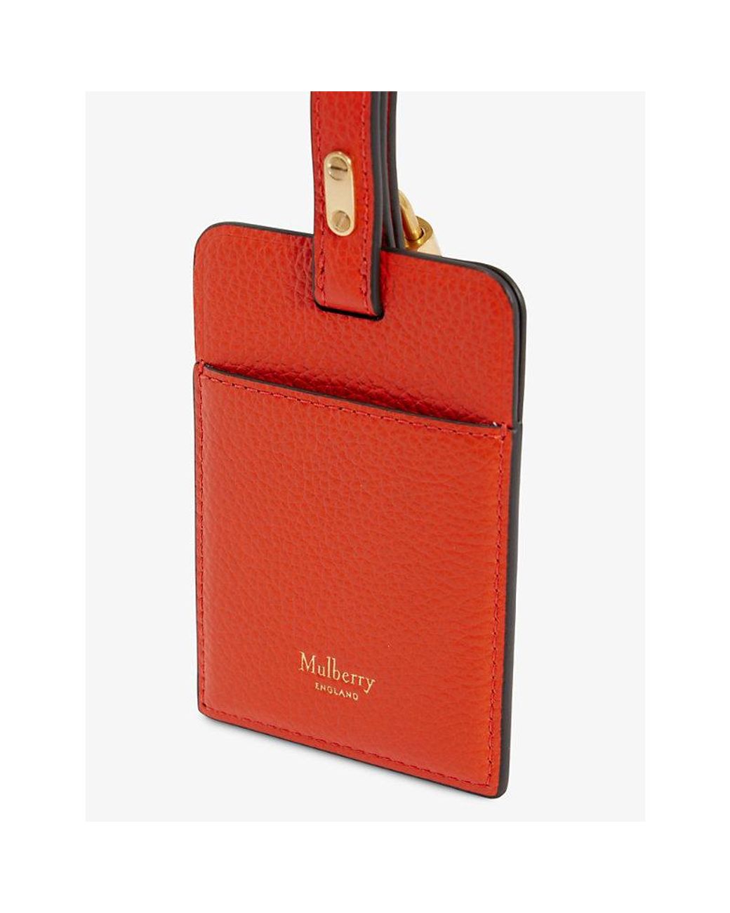 Mulberry luggage tag hotsell
