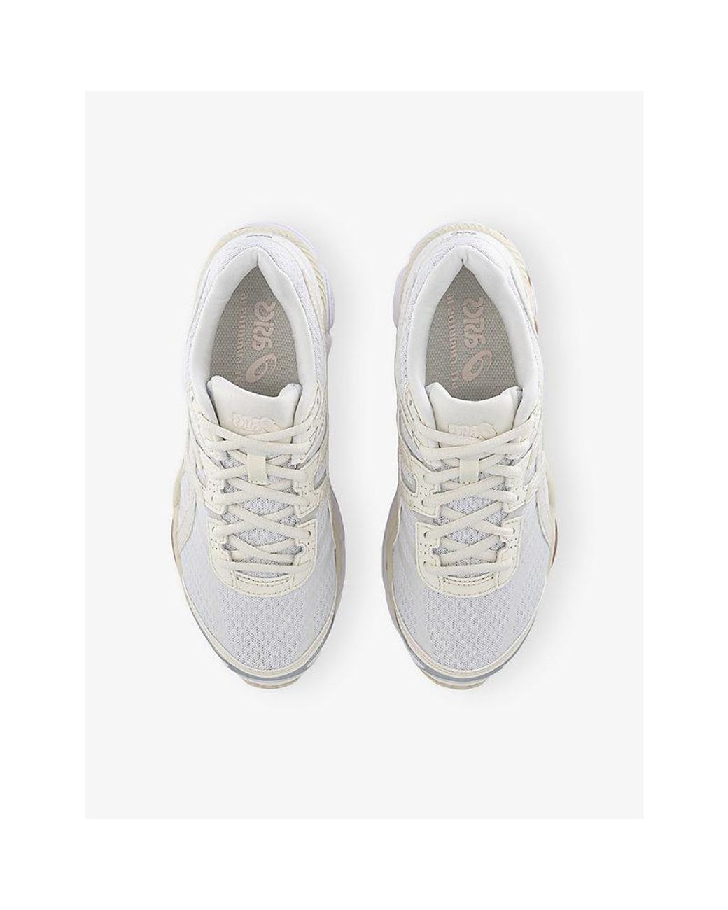 Asics White Gel Cumulus 16 Mesh Trainers