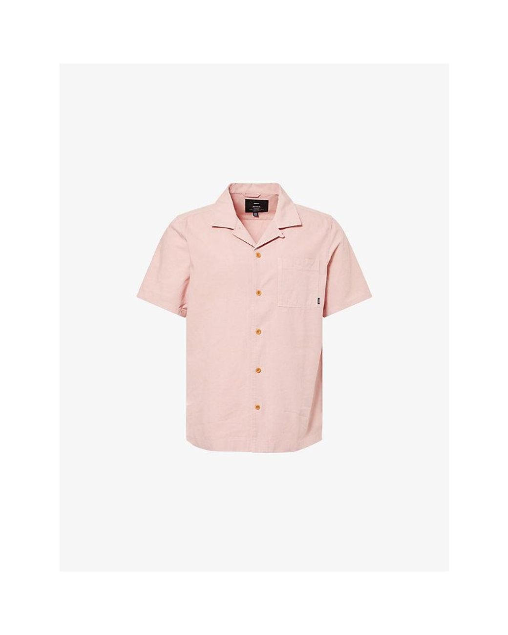 FINISTERRE Pink Hendra Short-Sleeve Cotton Shirt for men