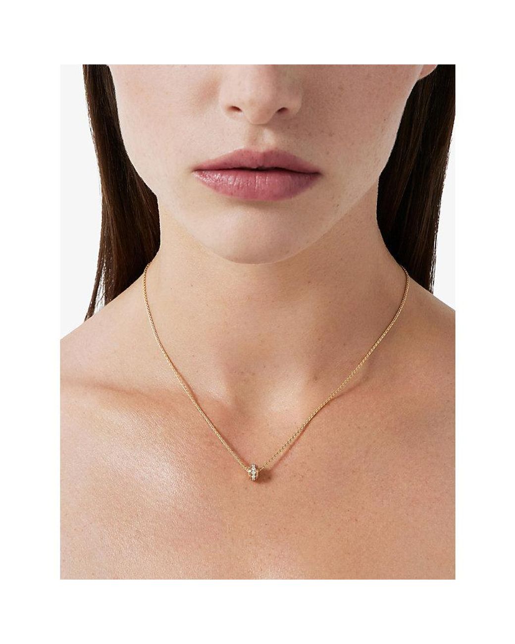Piaget Metallic Possession 18Ct Rose- And 0.16Ct Brilliant-Cut Diamond Pendant Necklace