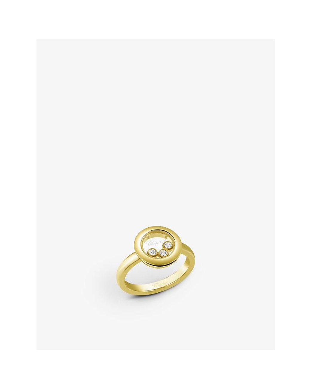 Chopard Metallic Happy Diamonds Icons 18Ct- And 0.15Ct Diamond Ring