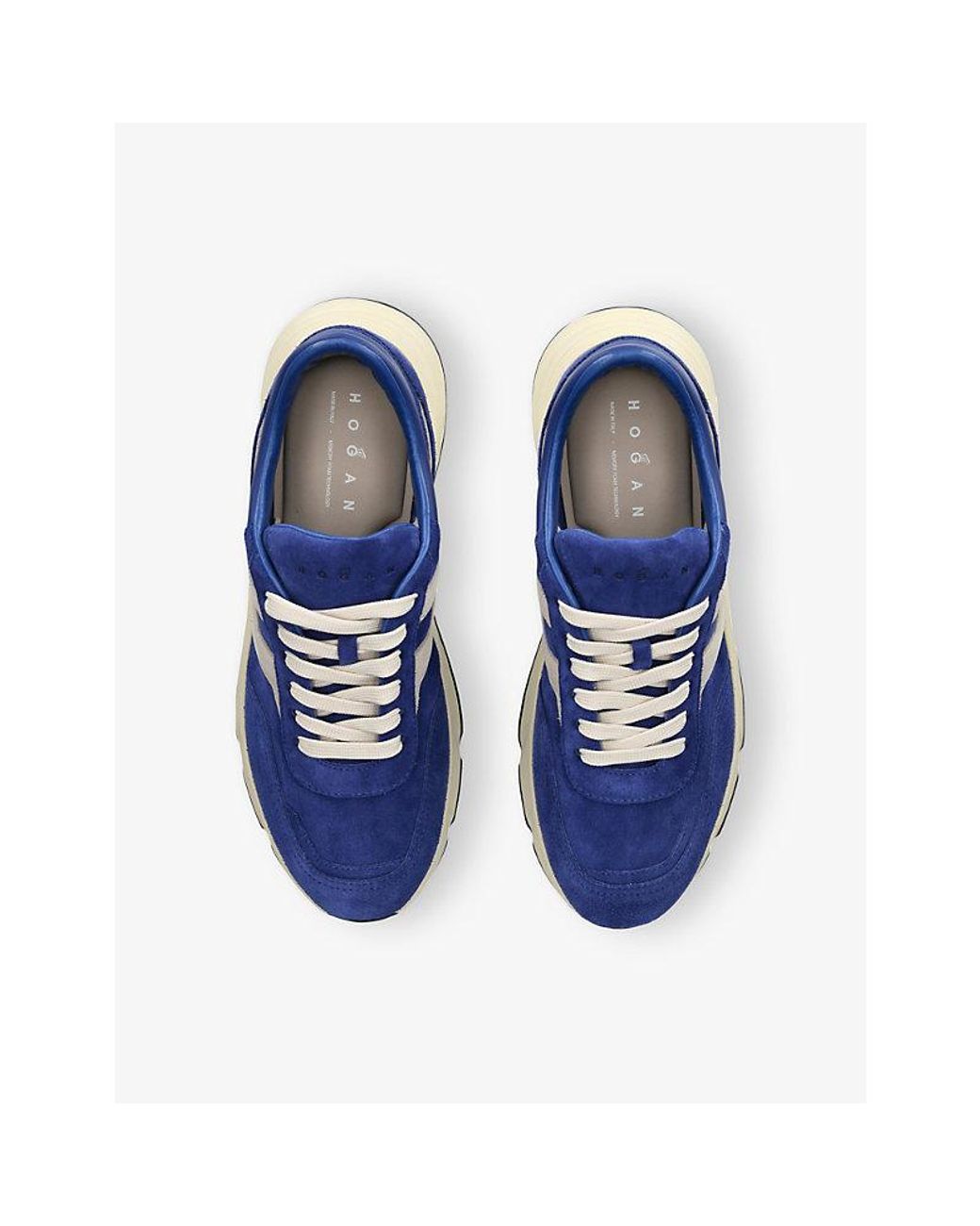 Hogan Blue Hyperlight Suede Trainers for men