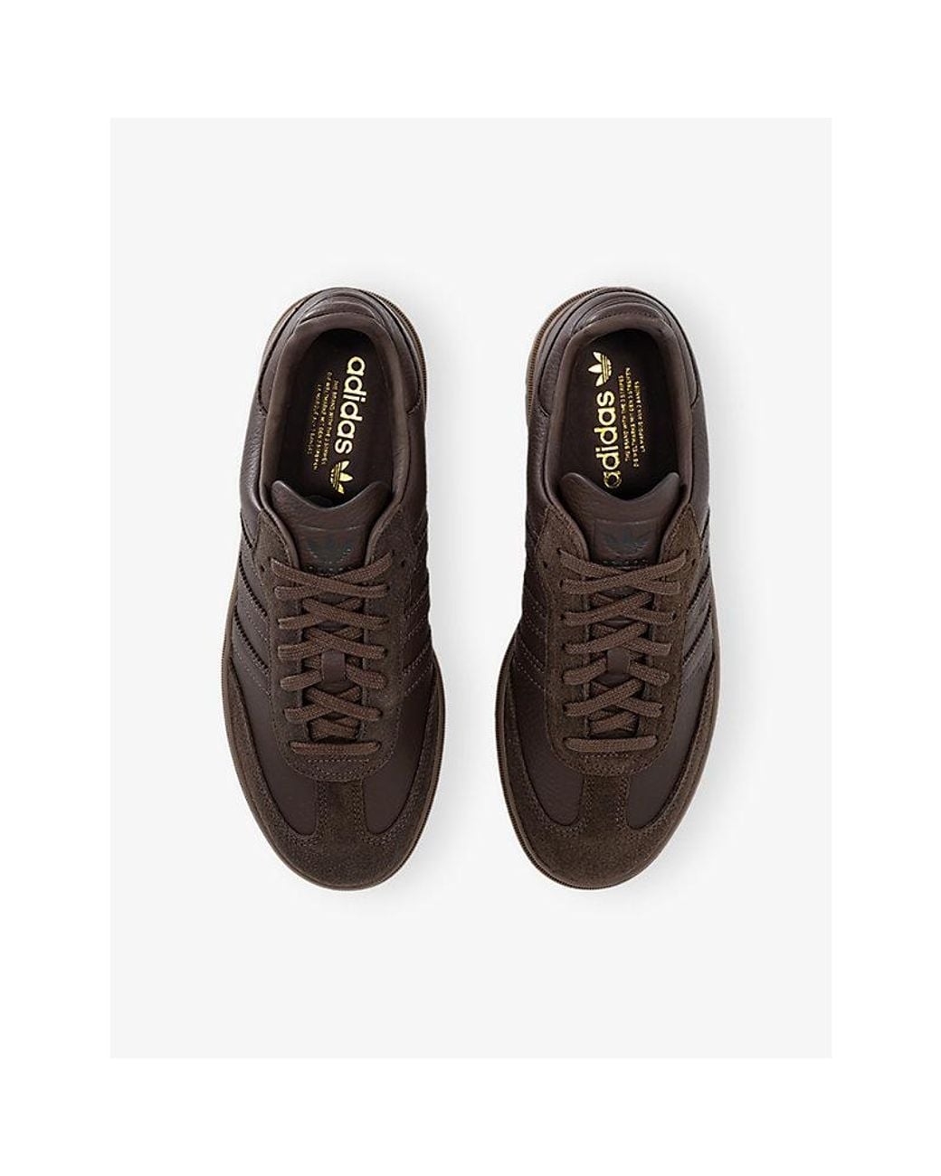 Adidas Brown Samba Lx Freizeit Leather Trainers for men