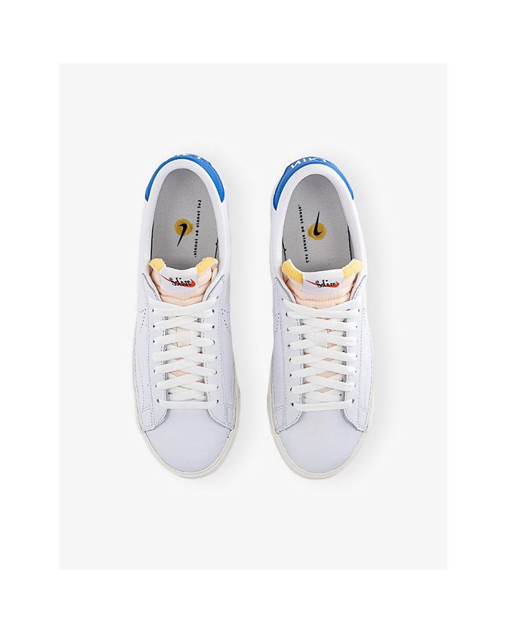 Nike White Tennis Classic Leather Trainers for men