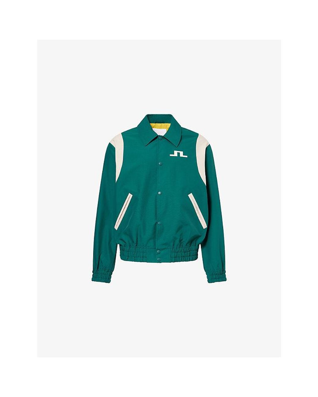J.Lindeberg Green Bridger Masters Woven Jacket for men