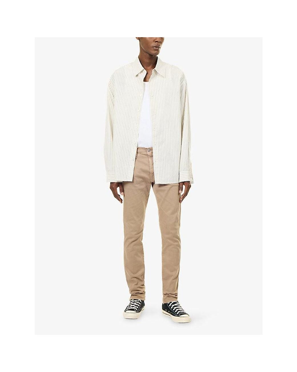 Replay Natural Anbass Slim-Fit Cotton-Blend Denim Jeans for men