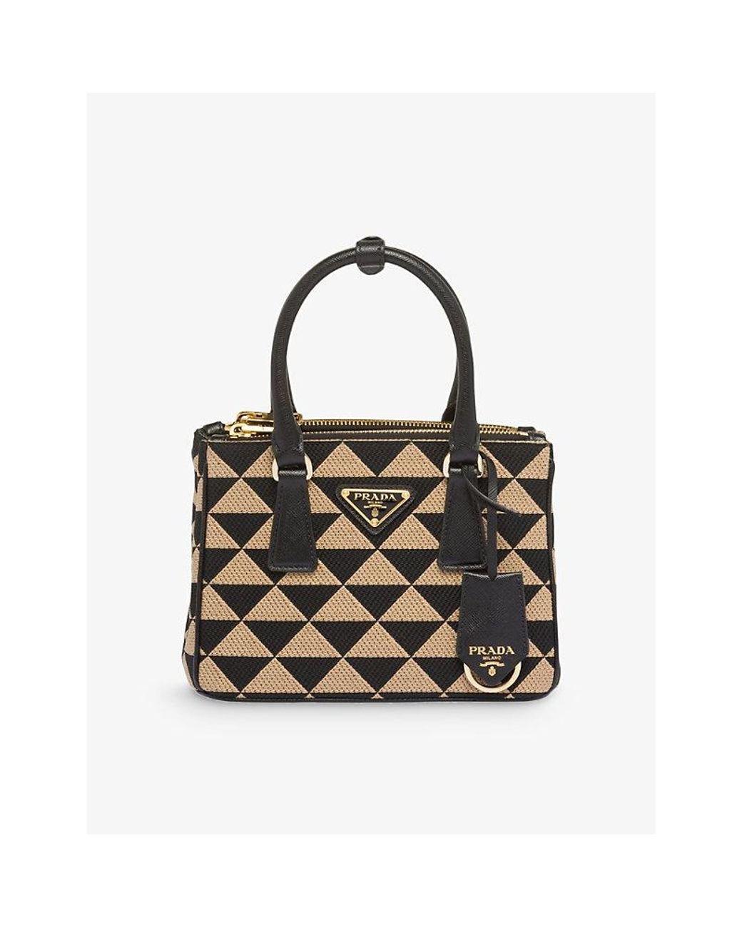 Prada cheap woven tote