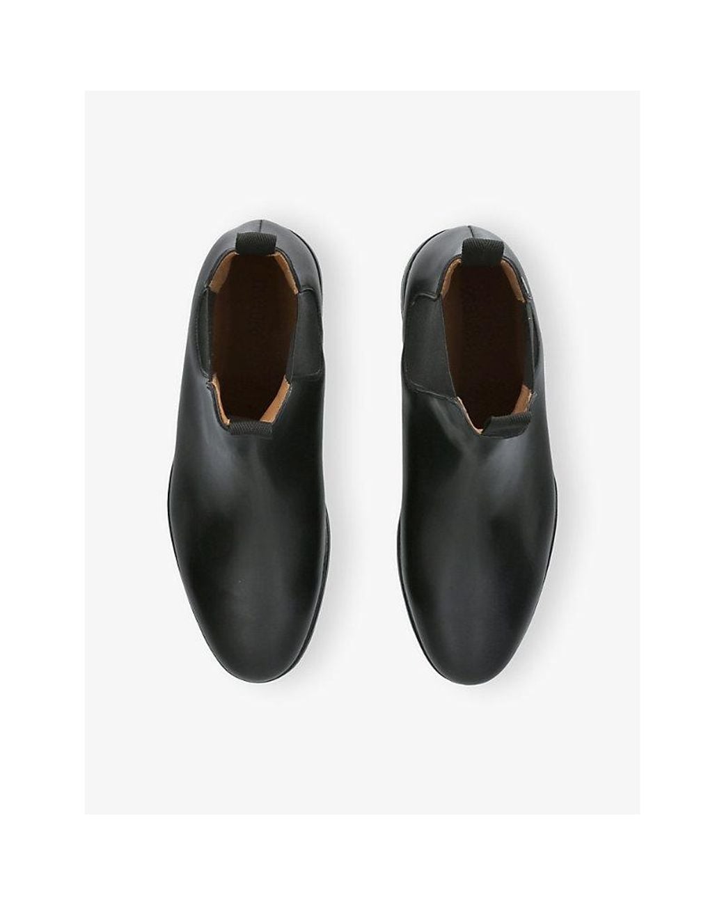 Morjas Black The Chelsea Leather Boots for men