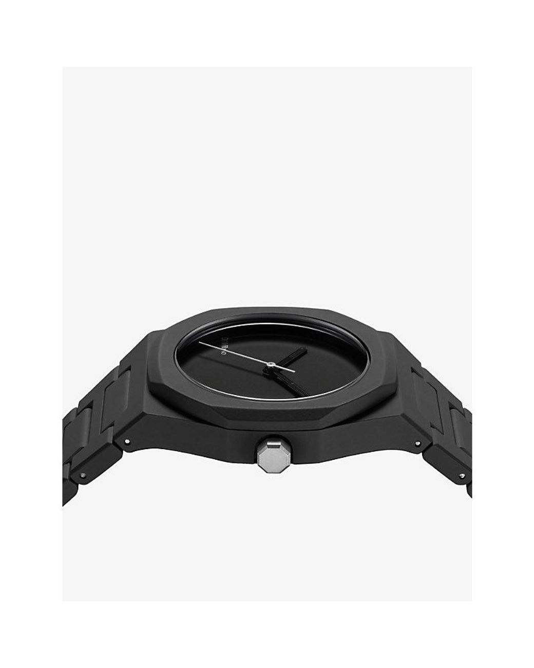 D1 Milano Black D1-Pcbu07 Polycarbonate Quartz Watch for men