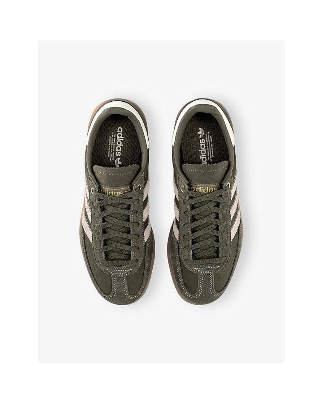 Adidas Green Handball Spezial Suede Trainers