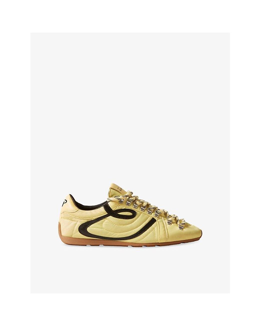 Claudie Pierlot Yellow Swing Woven Trainers