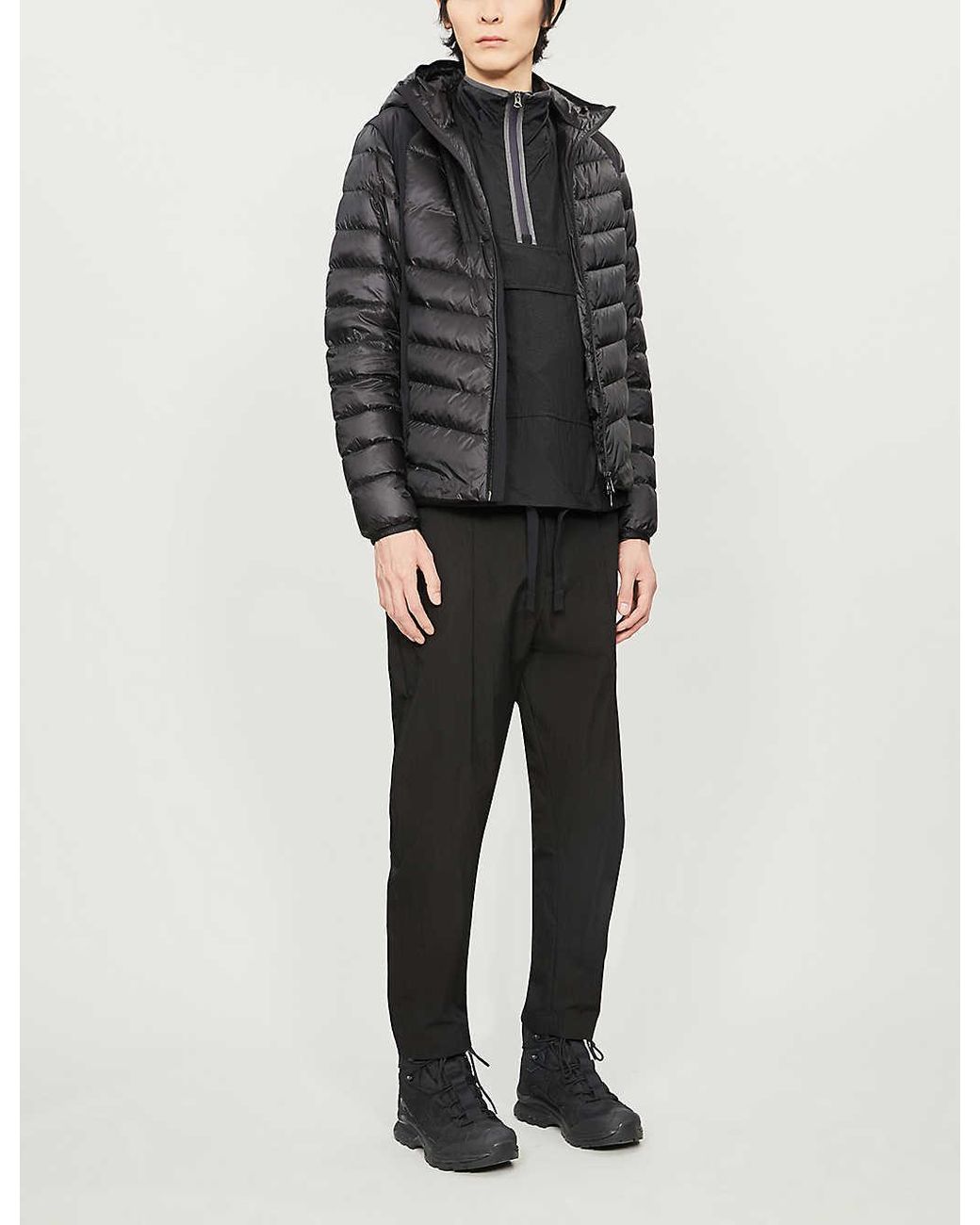 Moncler Deffeyes Padded Shell Jacket in Black for Men | Lyst