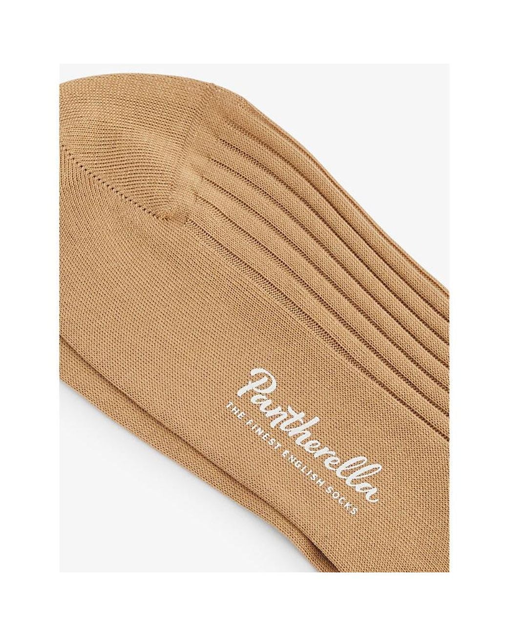Pantherella Metallic Danvers Branded Cotton-Blend Socks for men