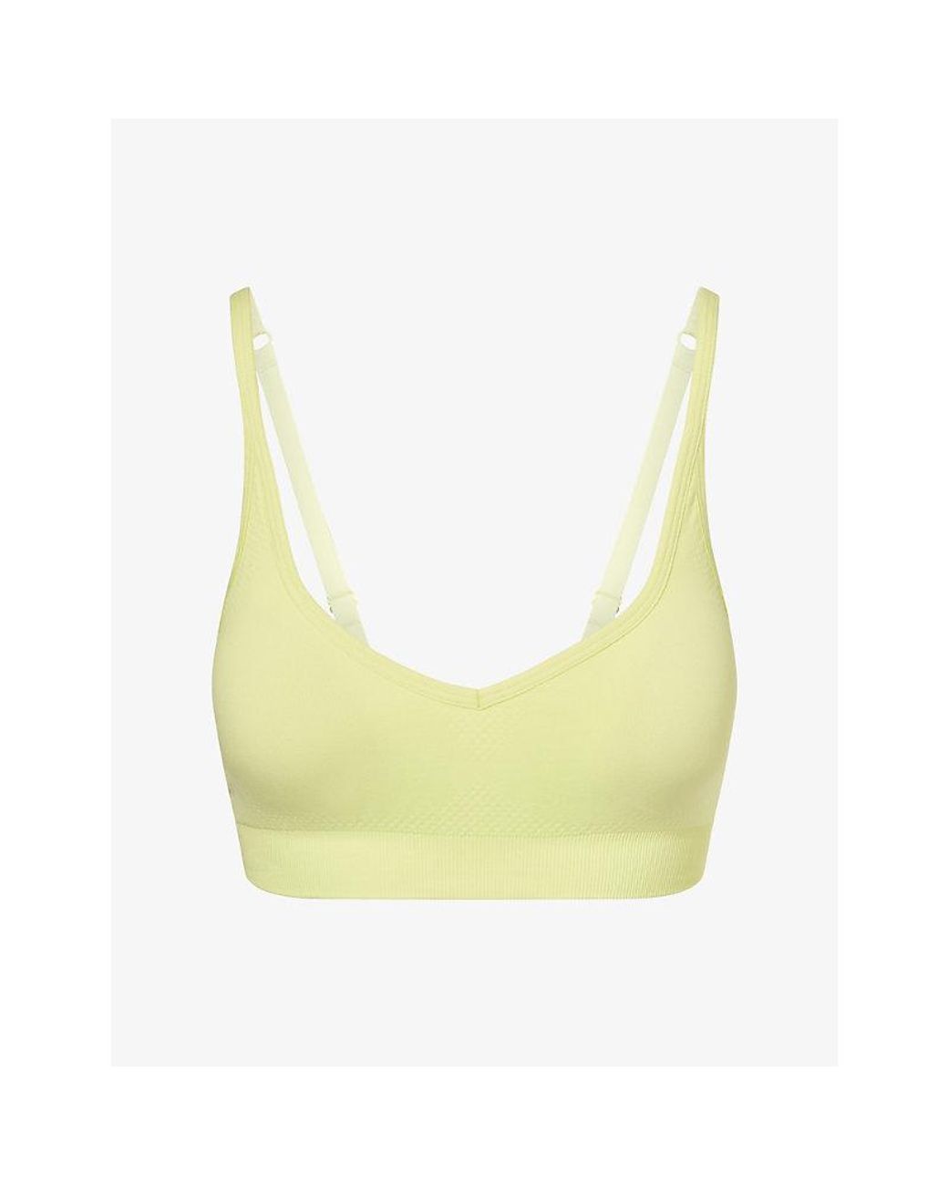 GYMSHARK Yellow Vital Sports Bra