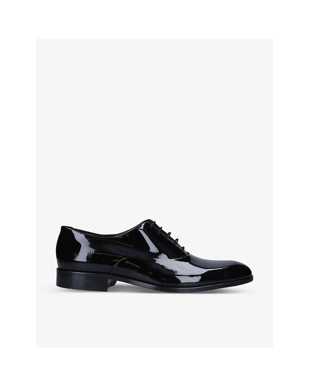Loake Black Patent Leather Oxford Shoes for men