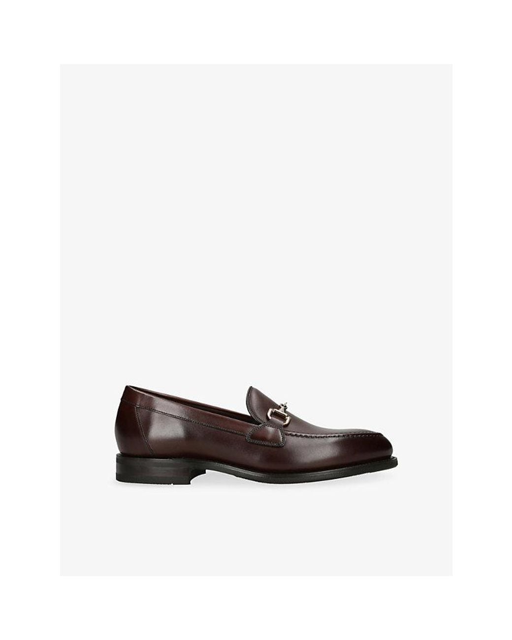 Loake Black Kensington Leather Loafers for men