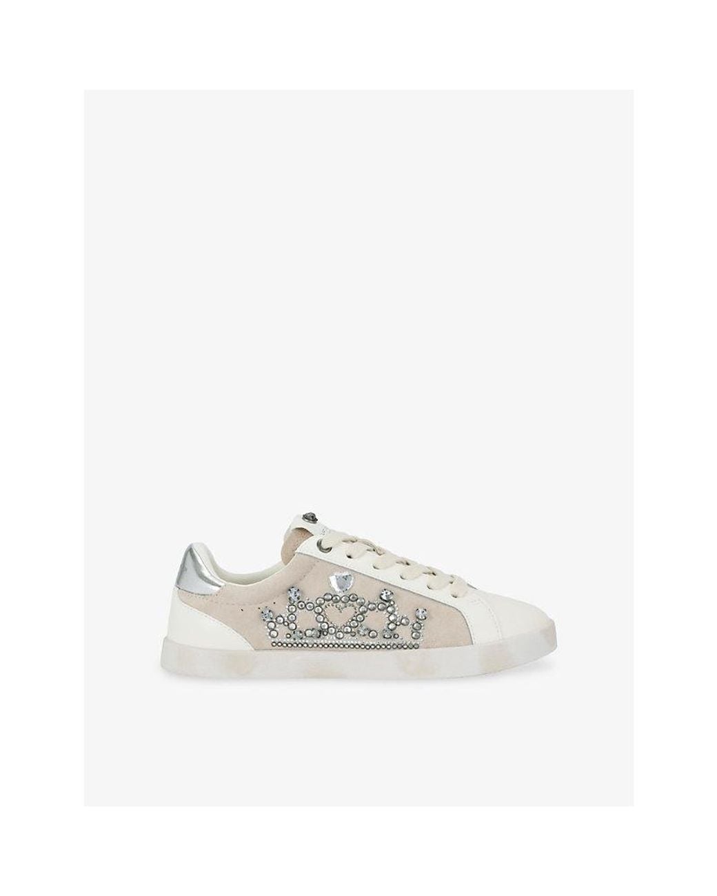 Kurt Geiger White Britton Crown Sneakers