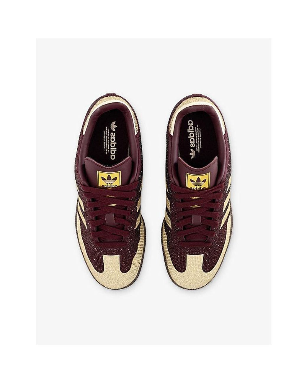 Adidas Brown Samba Og Suede Trainers