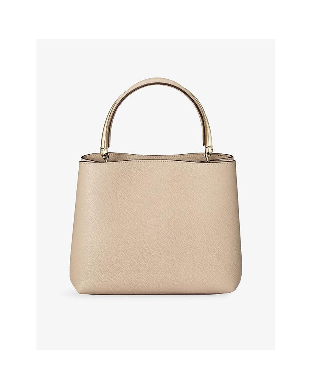 Cartier Natural Panthère Double Small Leather Top-Handle Bag