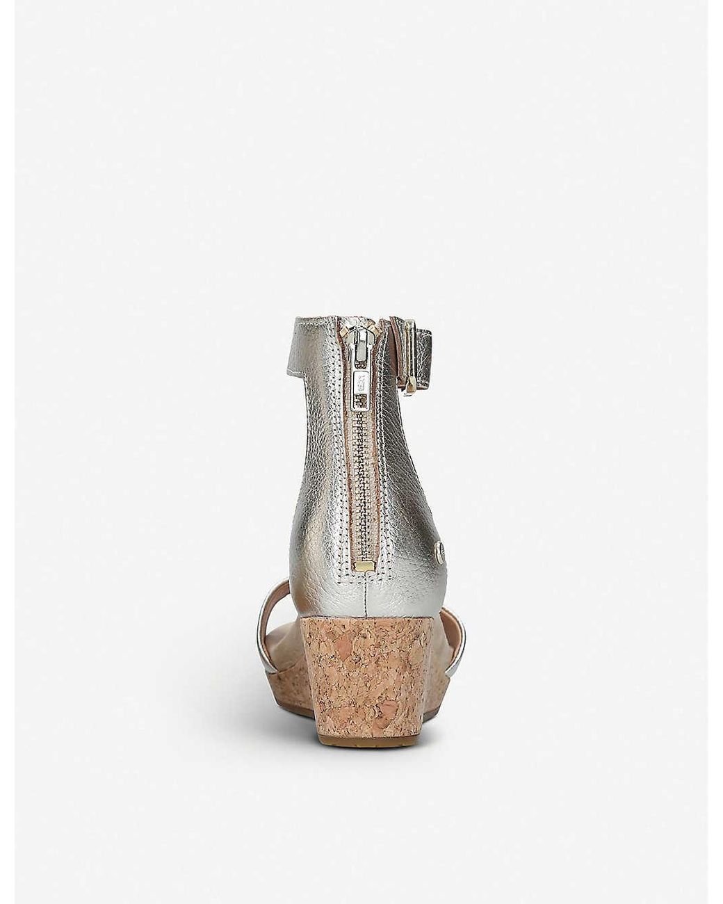 Zoe ii online metallic wedge sandal