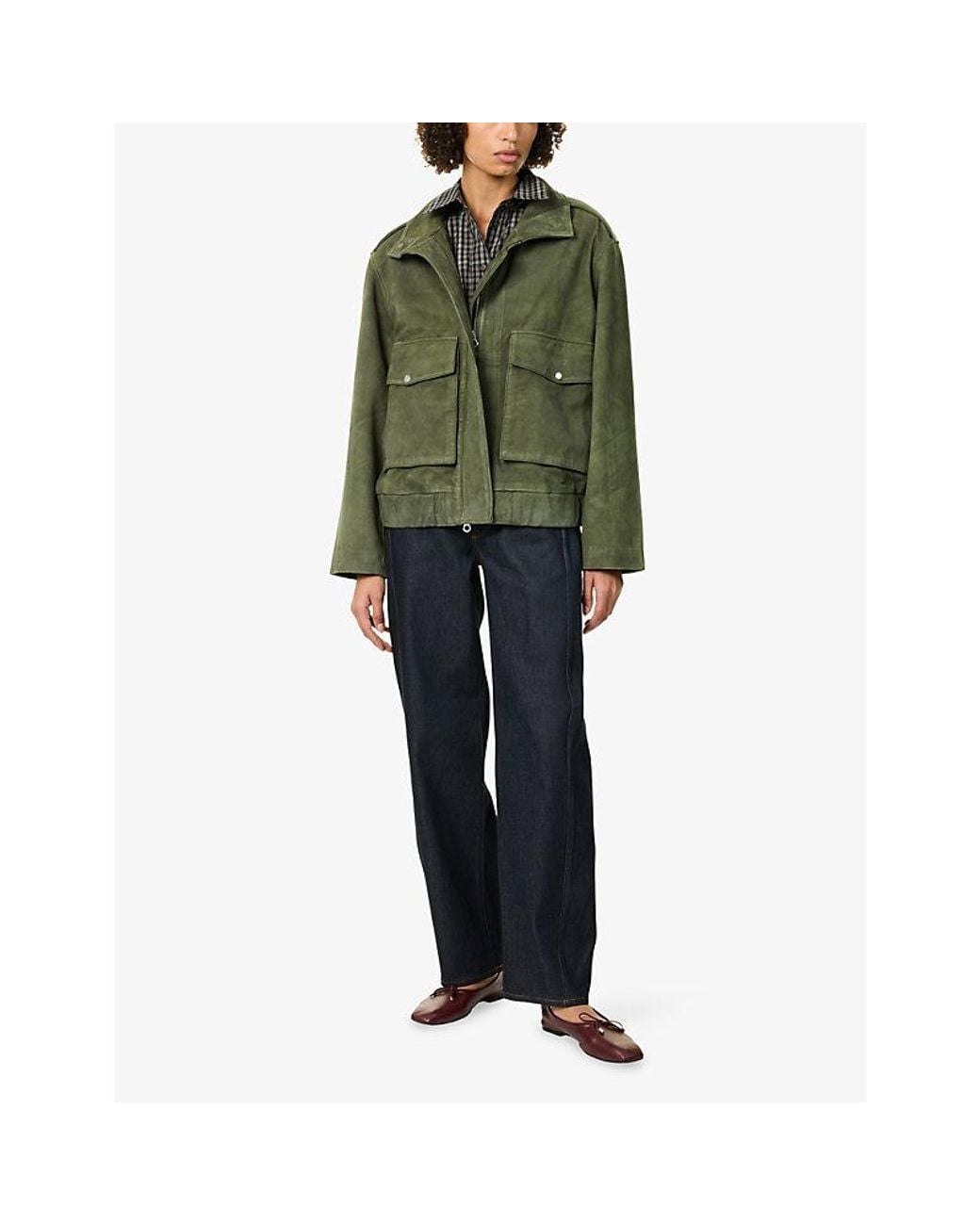 Neuw Blue Amber Barrel-Leg Denim Jeans