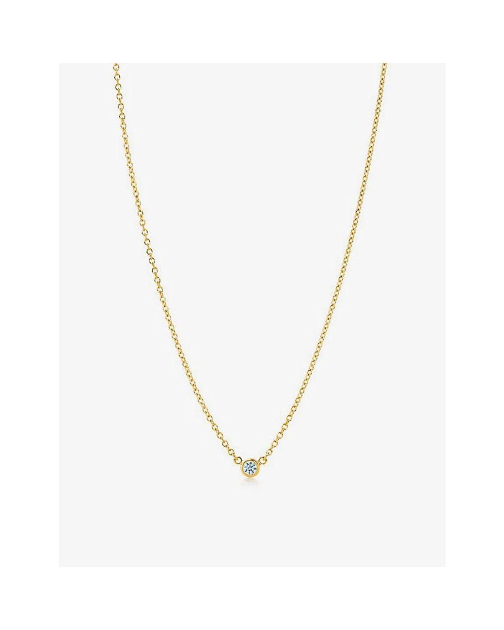 Tiffany & Co White Elsa Peretti&Reg; Diamonds By The Yard 18Ct And Diamond Necklace