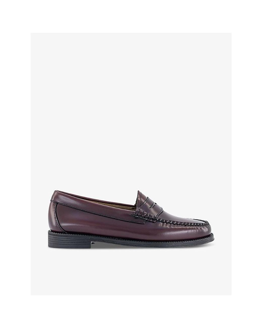 Crep Protect Purple Weejun Ii Leather Penny Loafers