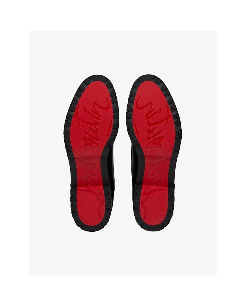 Christian Louboutin Black Trapman Tct 2 Leather Boots for men