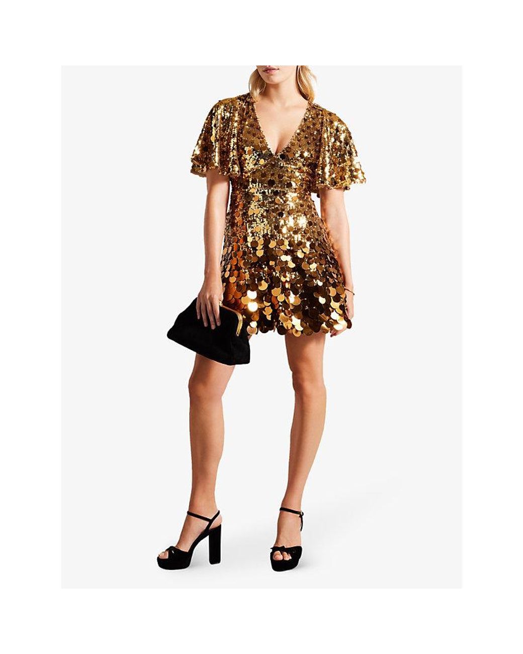 Ted baker cape dress top