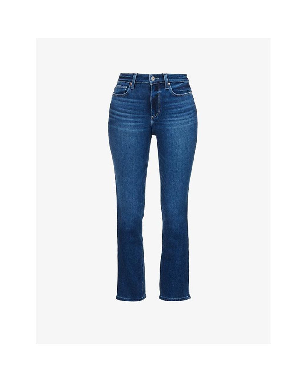 PAIGE Blue Cindy Slim-Leg Denim Jeans
