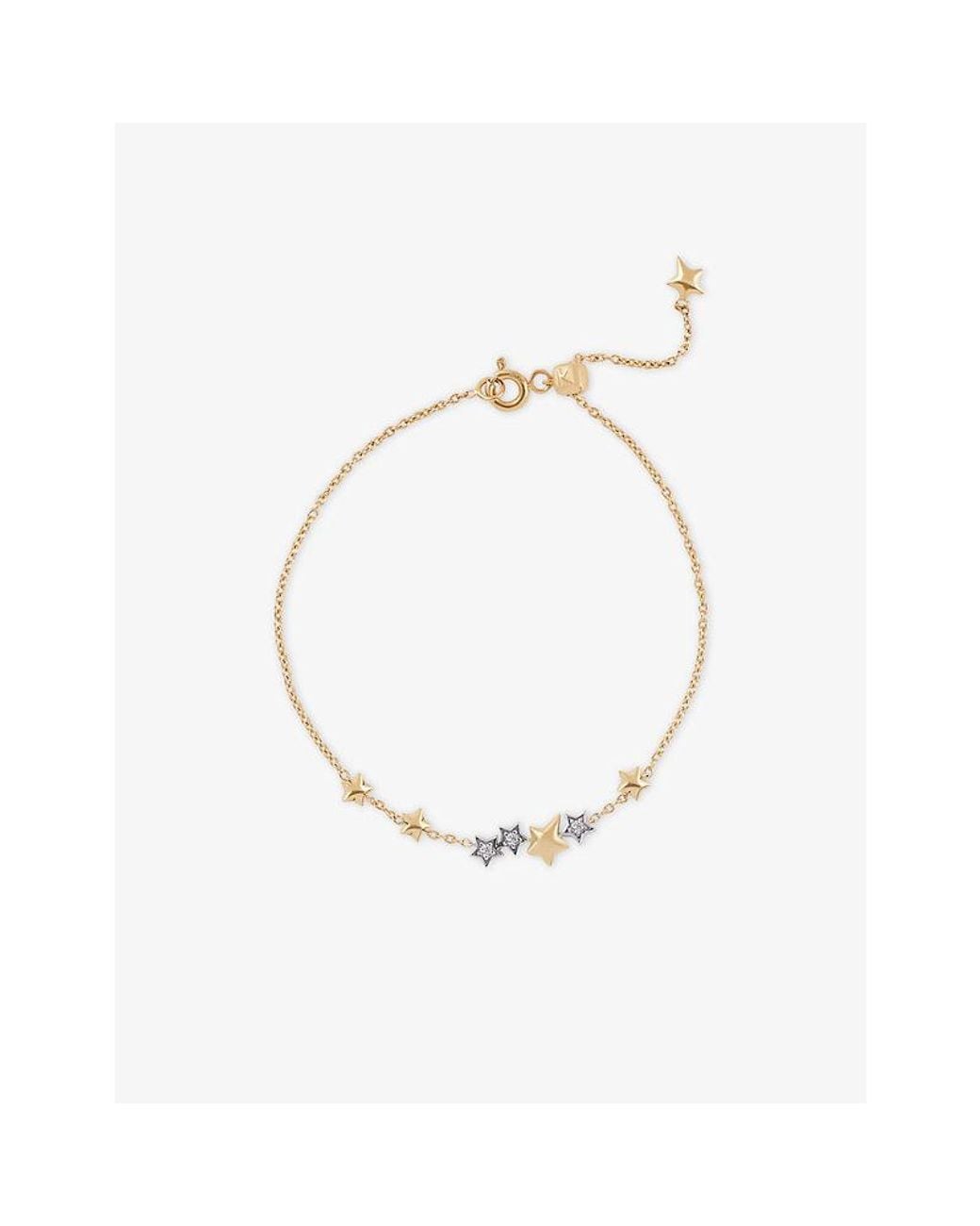 Kismet by Milka Metallic Constanze 14Ct Rose And And 0.04Ct Diamond Chain Bracelet