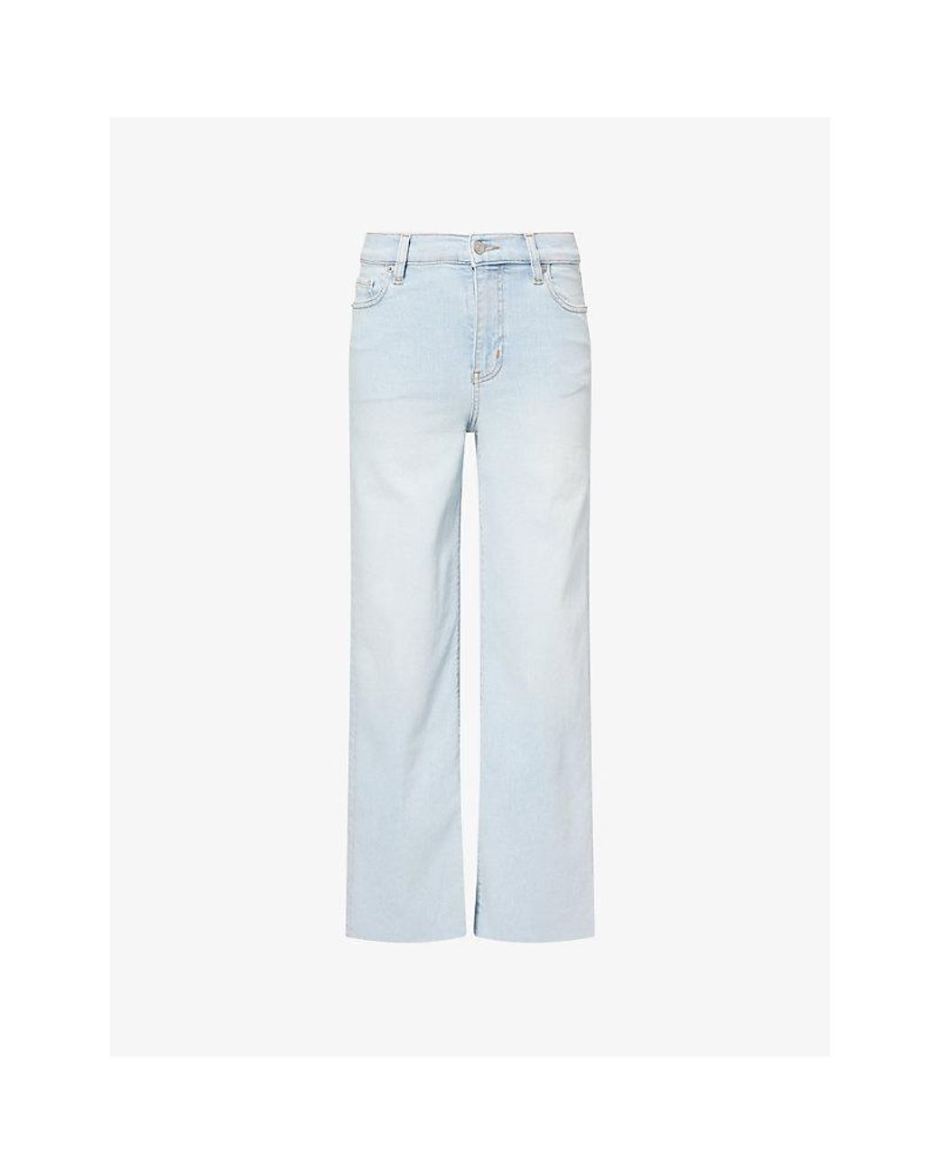 FRAME Blue The Slim Palazzo Denim Jeans
