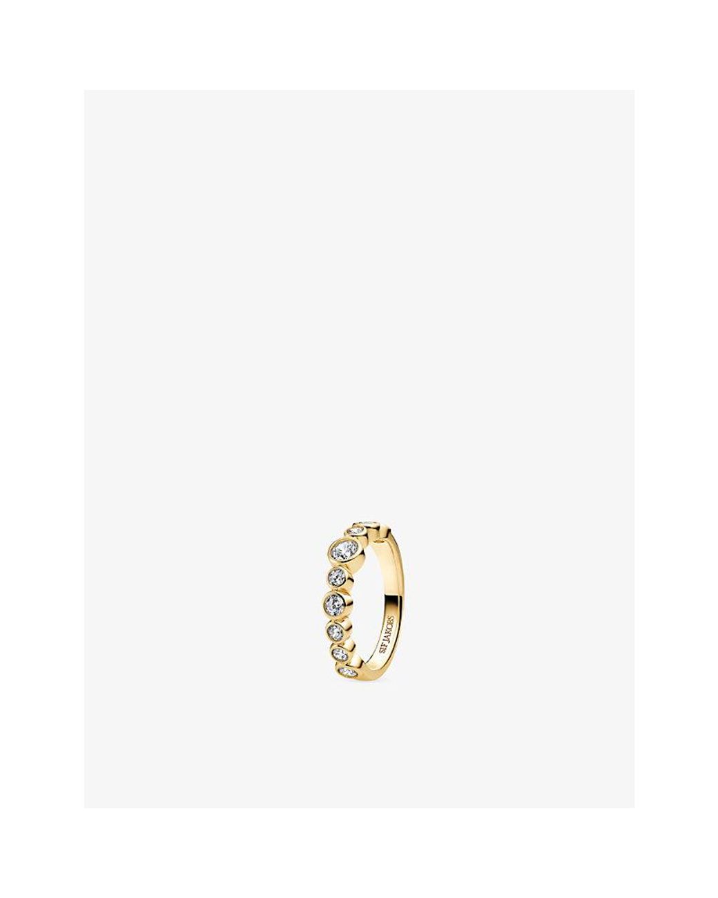 Sif Jakobs Metallic Sardinien 18Ct-Plated 925 Sterling- And Cubic Zirconia Ring